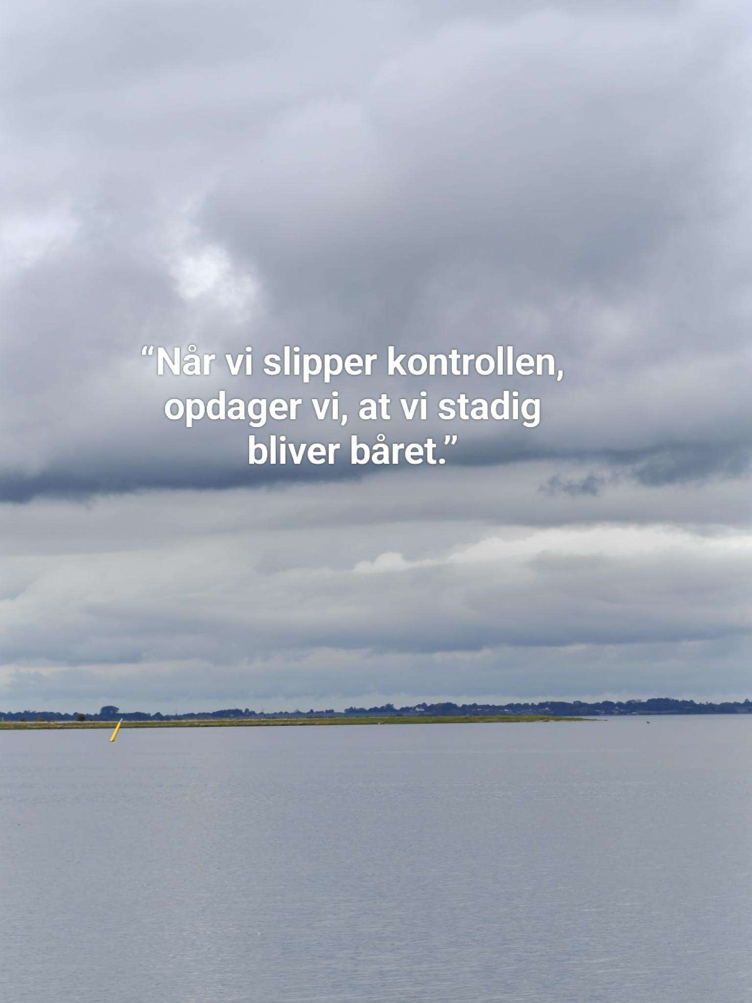 når vi slipper kontrollen